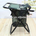 Chaise de pêche 600D polyester pliable, mobilier d&#39;extérieur chaise pliante pour la pêche